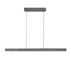 Elektrisch verstelbare LED hanglamp grijs dimbaar>Straluma
