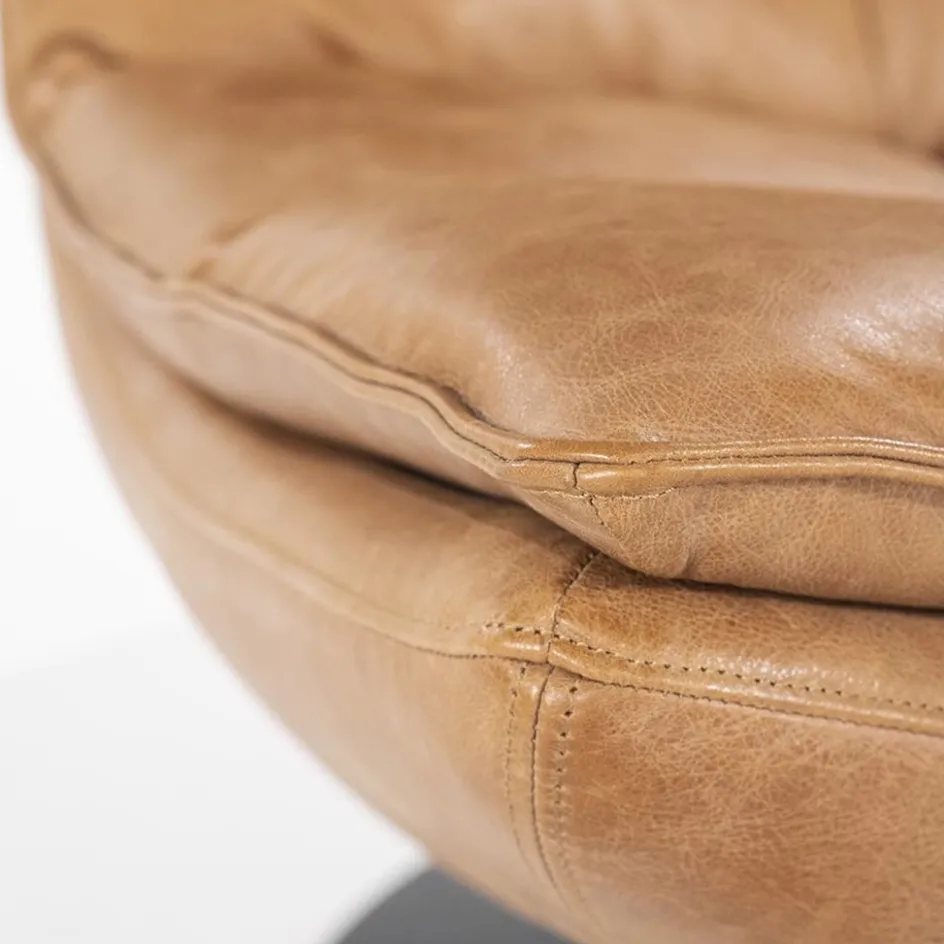 Fauteuil Sven leer - cognac>Straluma Sale