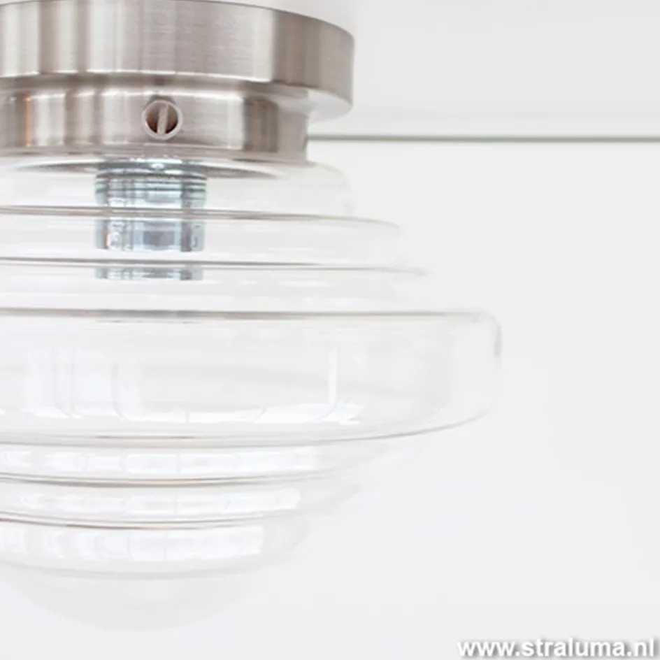 Glazen art deco Plafonniere keuken-hal>Straluma Best