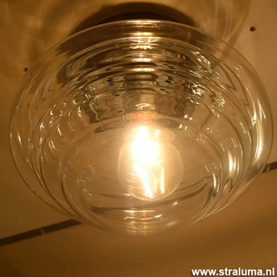 Glazen art deco Plafonniere keuken-hal>Straluma Best