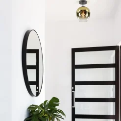 Glazen plafondlamp gold gradient met zwart><noscript><img width=