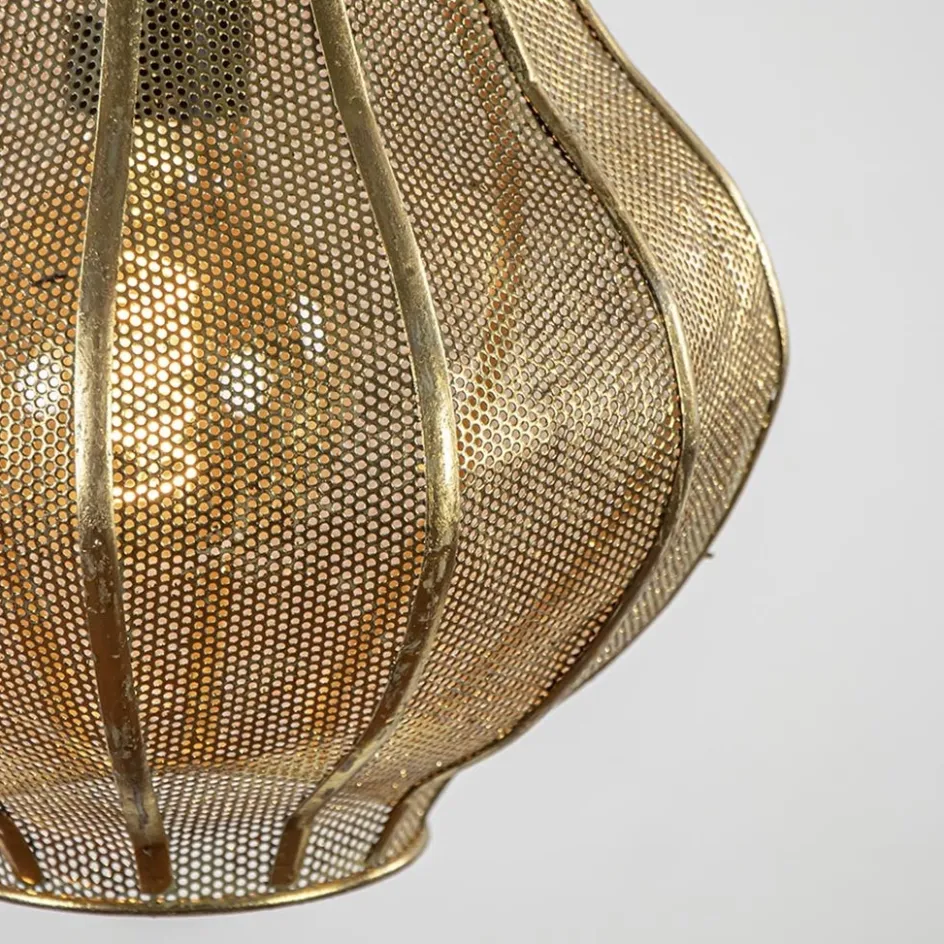 Gouden Oosterse hanglamp Micha met ketting Light & Living>Straluma Best