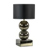 Gouden tafellamp bollen met zwart/gouden kap>Straluma Outlet