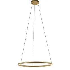 Grote design hanglamp LED gouden ring>Straluma
