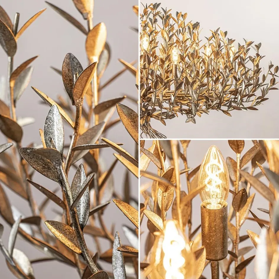 Grote design hanglamp ovaal oud zilver>Straluma Clearance