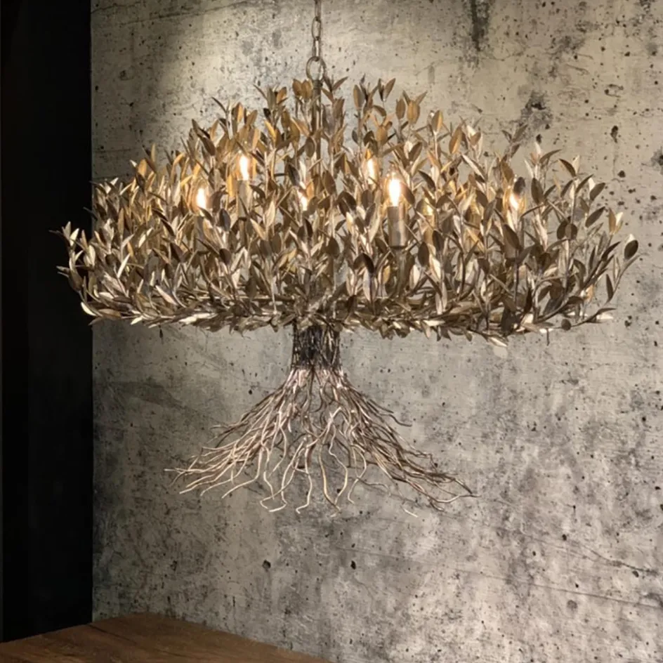 Grote design hanglamp ovaal oud zilver>Straluma Clearance