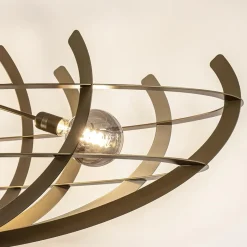 Grote design hanglamp ovaal oud messing></noscript>Straluma New