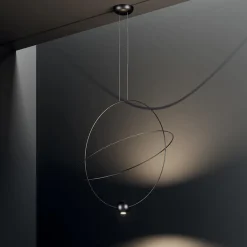 Grote design hanglamp ring met LED spot><noscript><img width=