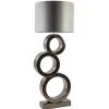 Grote design lampvoet Circles brons exclusief kap>Straluma New