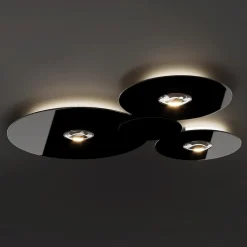 Grote design LED plafondlamp Bugia Mega glossy zwart></noscript>Straluma Sale