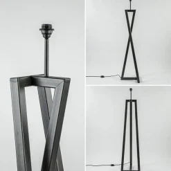 Grote design vloerlamp Calitri staal exclusief kap></noscript>Straluma Online