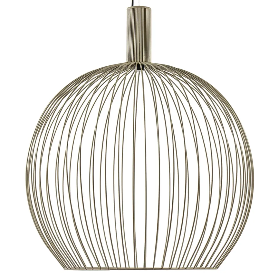 Grote draad hanglamp mat zand 70 cm>Straluma Outlet