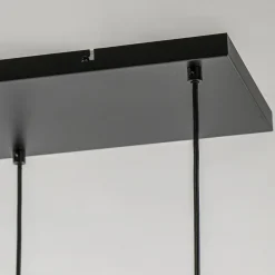 Grote hanglamp Lekar 5-lichts antiek brons met smoke glas><noscript><img width=