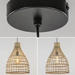 Grote hanglamp Puerto rotan naturel Light and Light><noscript><img width=