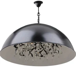 Grote koepel hanglamp met kristal Ø90 cm>Straluma Sale