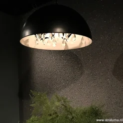 Grote koepel hanglamp met kristal Ø90 cm><noscript><img width=