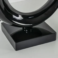 Grote lampvoet Maan shiny zwart><noscript><img width=