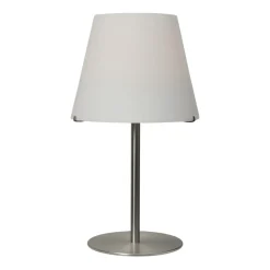 Grote moderne tafellamp Calabro nikkel glas>Straluma Best