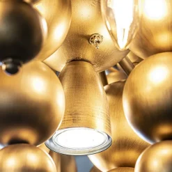 Grote ovale hanglamp Blow mat brass><noscript><img width=