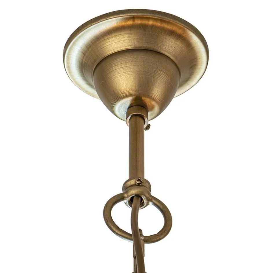 Grote ovale hanglamp Blow mat brass>Straluma Sale