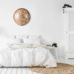 Grote schelpen wandlamp bruin met goud 60 cm><noscript><img width=