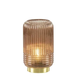 Grote tafellamp op batterijen donkerbruin Lipa>Straluma Discount