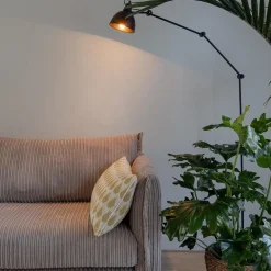 Grote vloerlamp retro mat zwart verstelbaar></noscript>Straluma Outlet