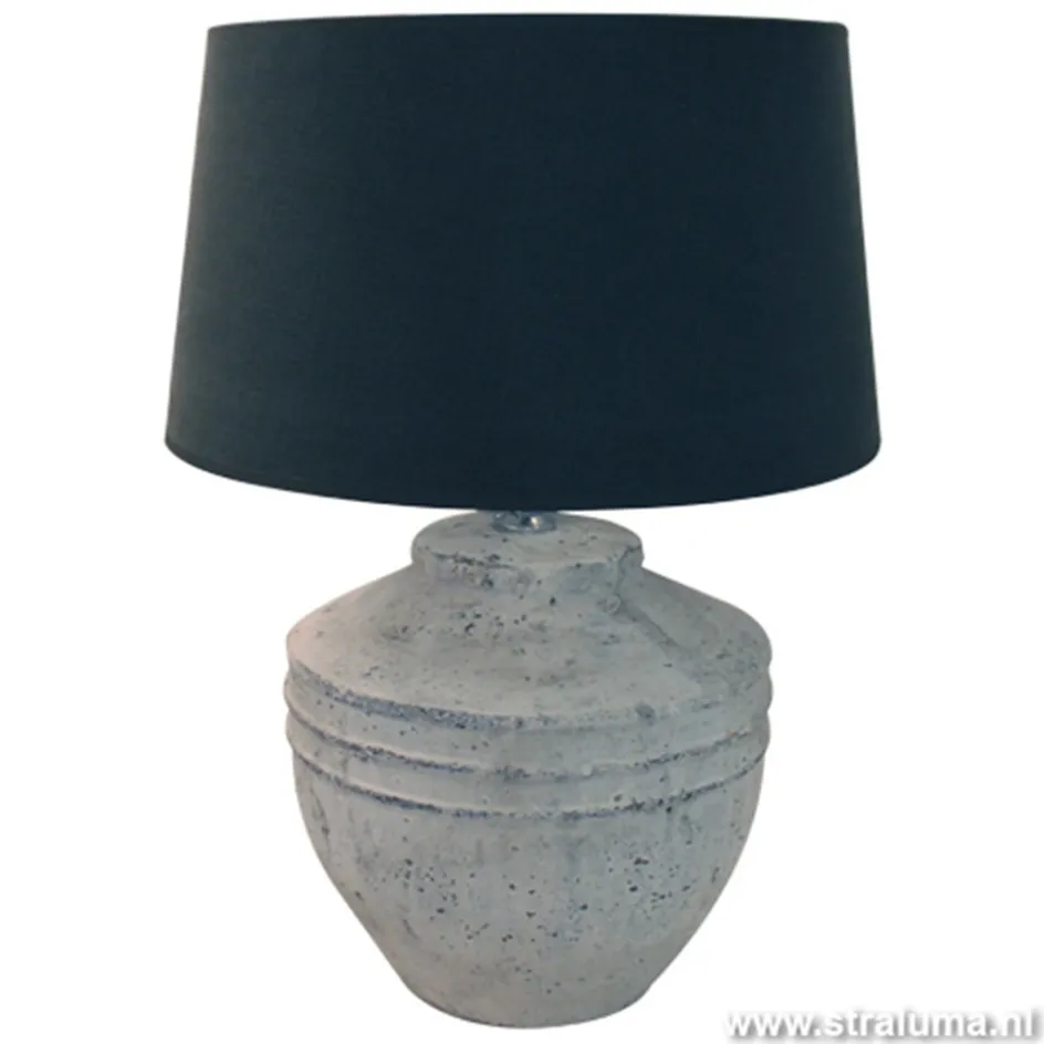 Grove tafellamp Toba lampenvoet L&L>Straluma