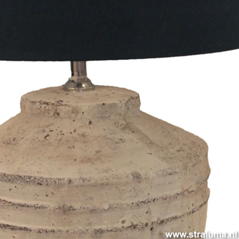 Grove tafellamp Toba lampenvoet L&L>Straluma