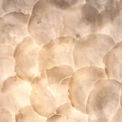 Hanglamp 40 cm rond creme schelpen><noscript><img width=