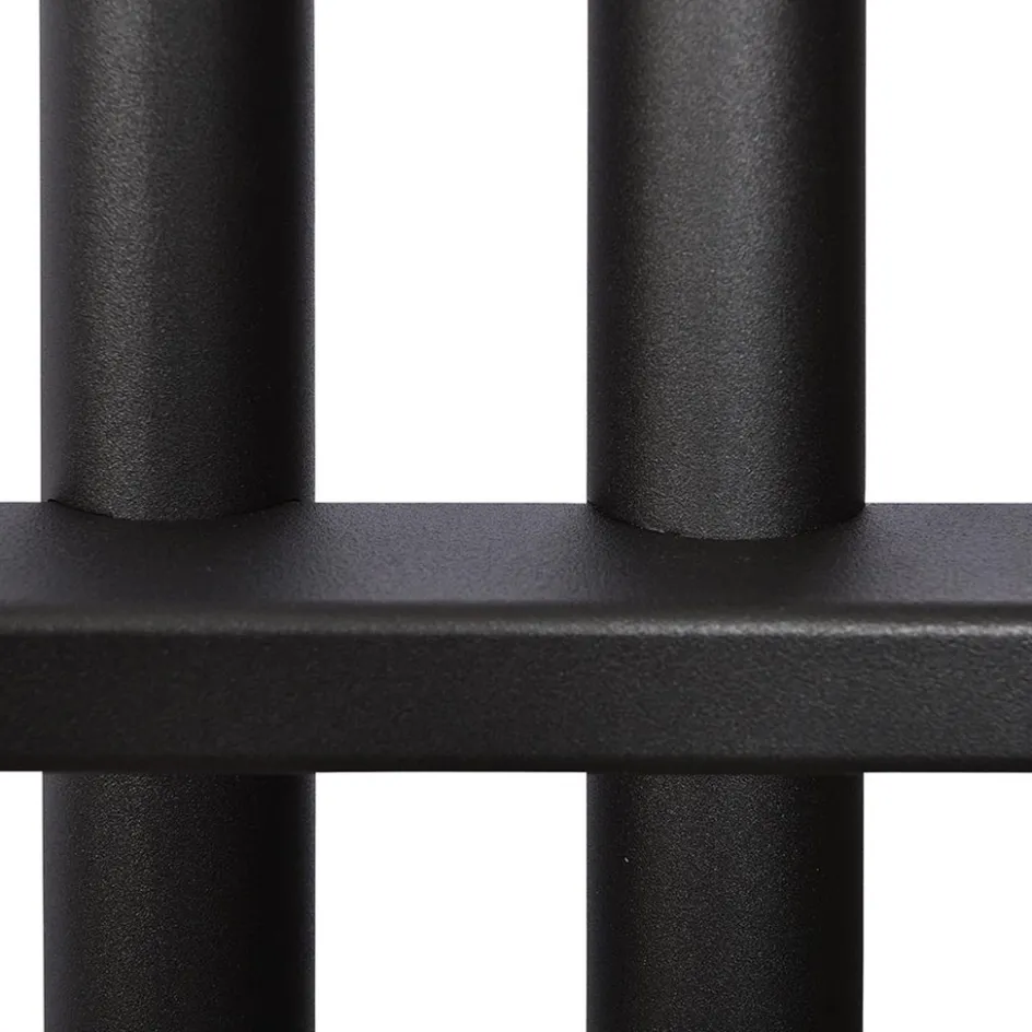 Hanglamp 8 tubes op balk zwart 140cm>Straluma Outlet