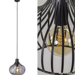 Hanglamp Aglio 28cm zwart><noscript><img width=