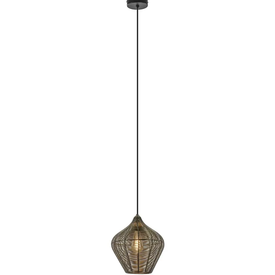 Hanglamp Alvaro 27cm antiek brons>Straluma Hot