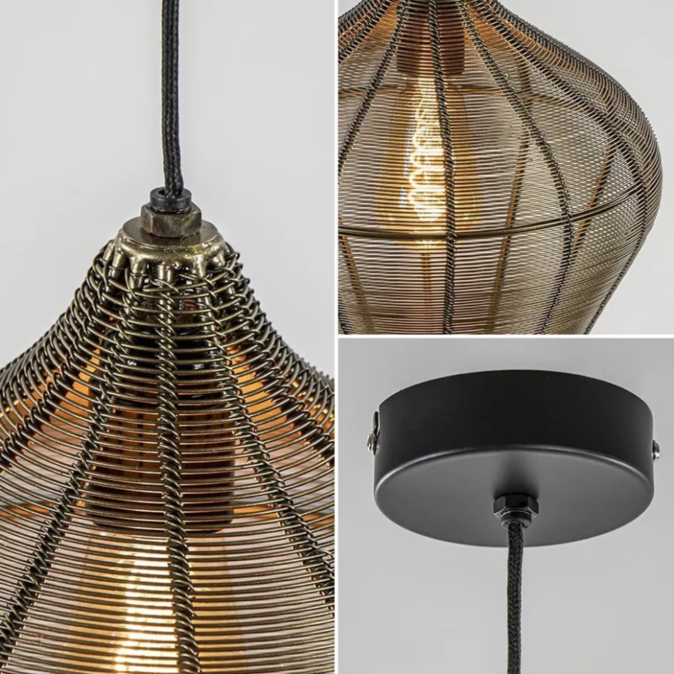 Hanglamp Alvaro 27cm antiek brons>Straluma Hot