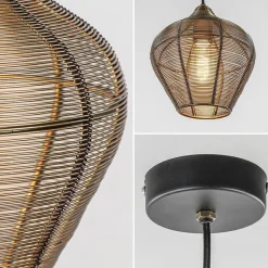 Hanglamp Alvaro 20cm antiek brons><noscript><img width=