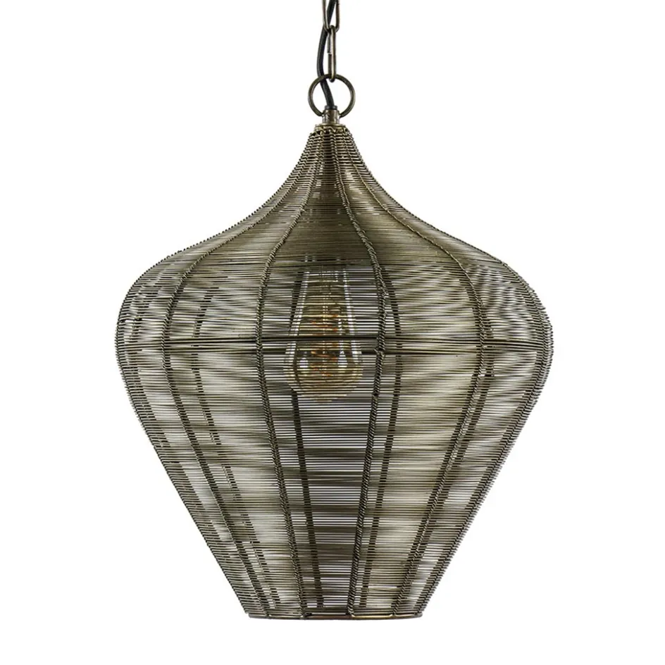 Hanglamp Alvaro 36cm antiek brons>Straluma