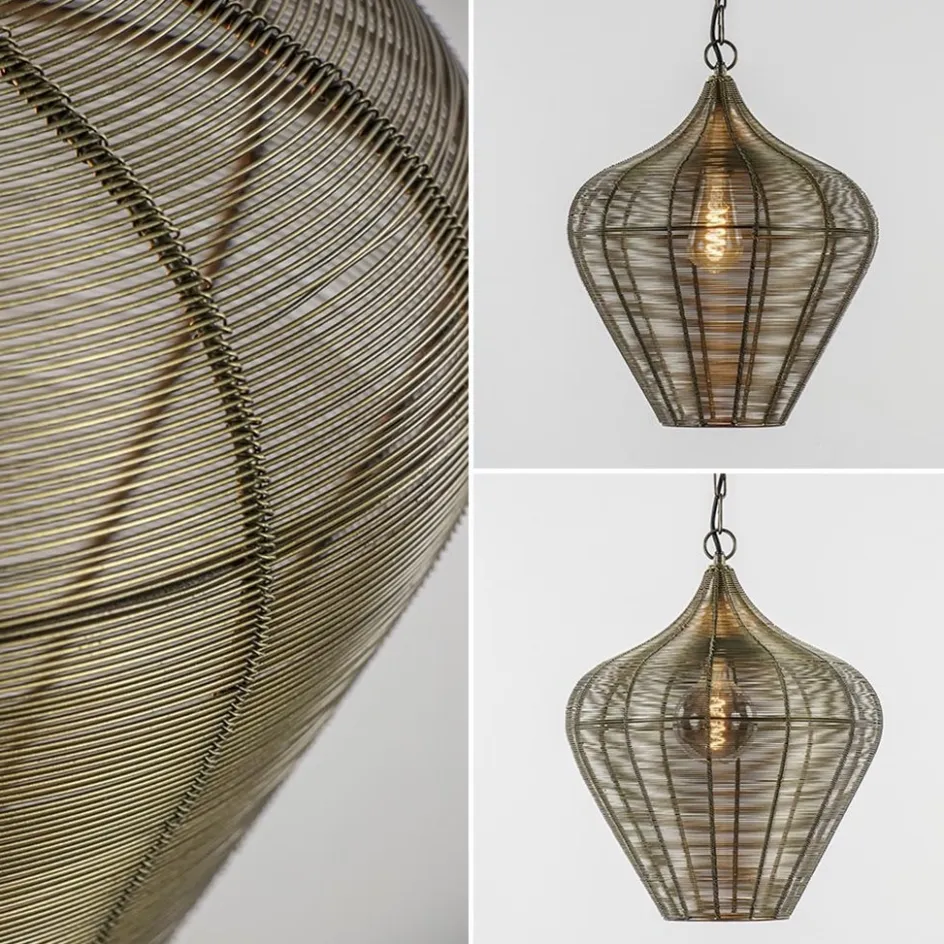 Hanglamp Alvaro 36cm antiek brons>Straluma