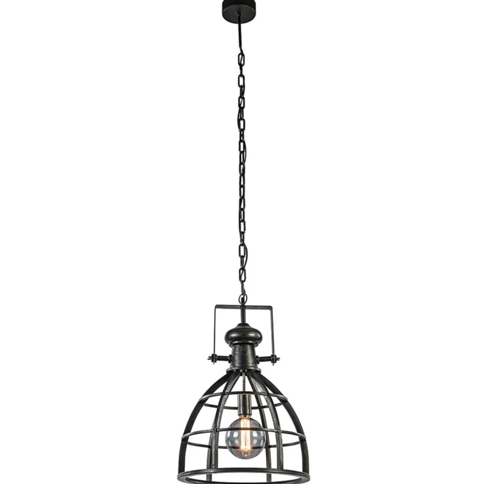 Hanglamp Amy zwartstaal industrieel>Straluma Best