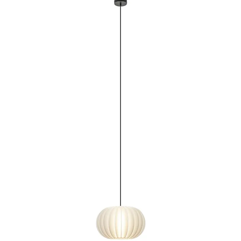Hanglamp Arena 1L 40cm zwart/kap wit>Straluma Clearance