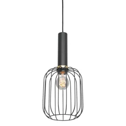 Hanglamp Aureole cilinder smal zwart>Straluma Best