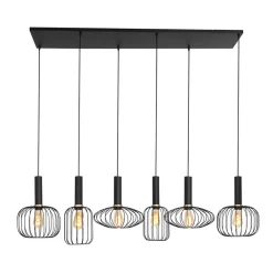 Hanglamp Aureole 6L mix zwart>Straluma New