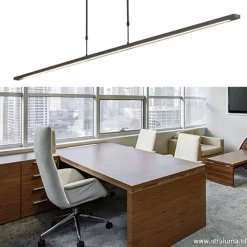 Hanglamp balk zwart 160cm direct led></noscript>Straluma New