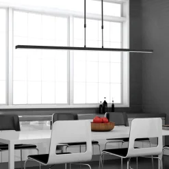 Hanglamp Bande zwart 155cm 2xdim cct></noscript>Straluma Discount