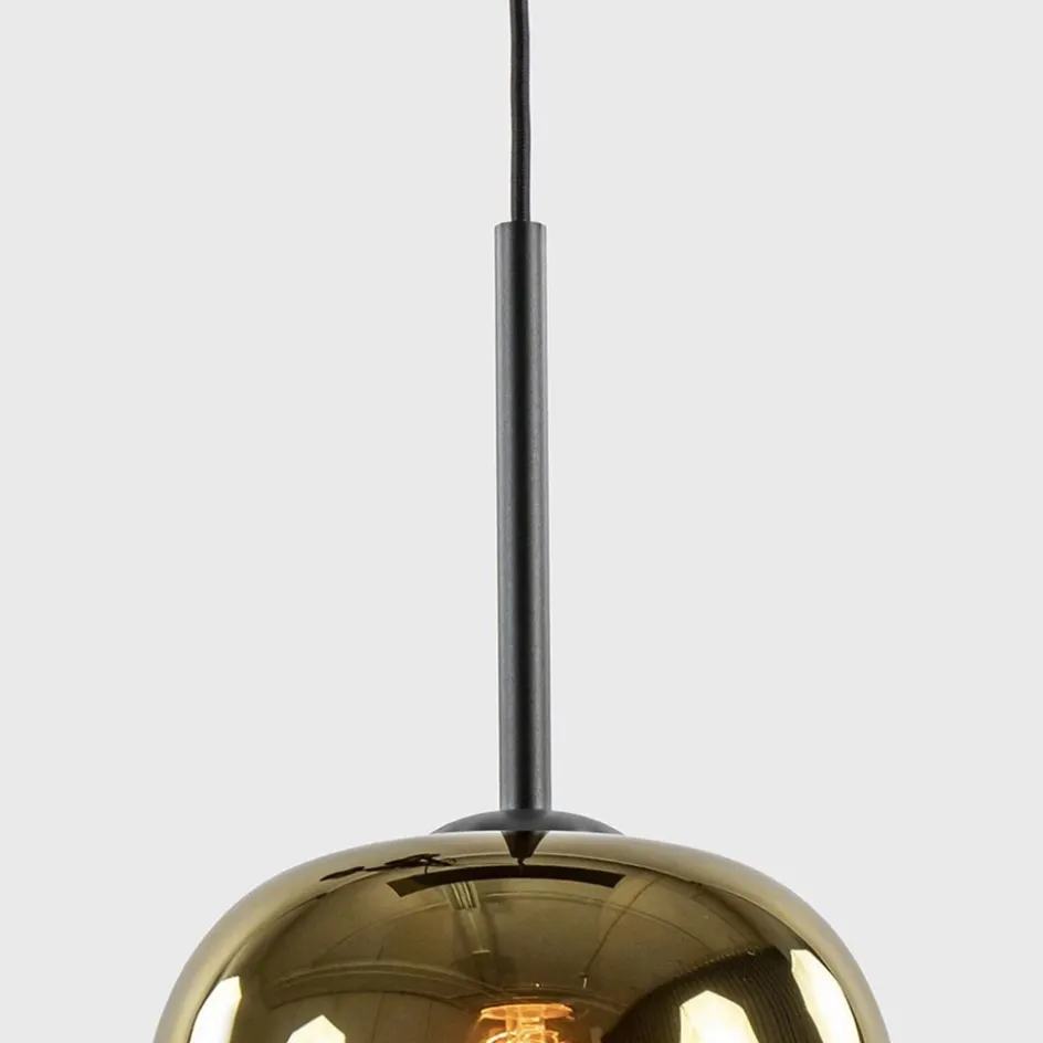 Hanglamp Bellini 3L zwart+gradient gold>Straluma New