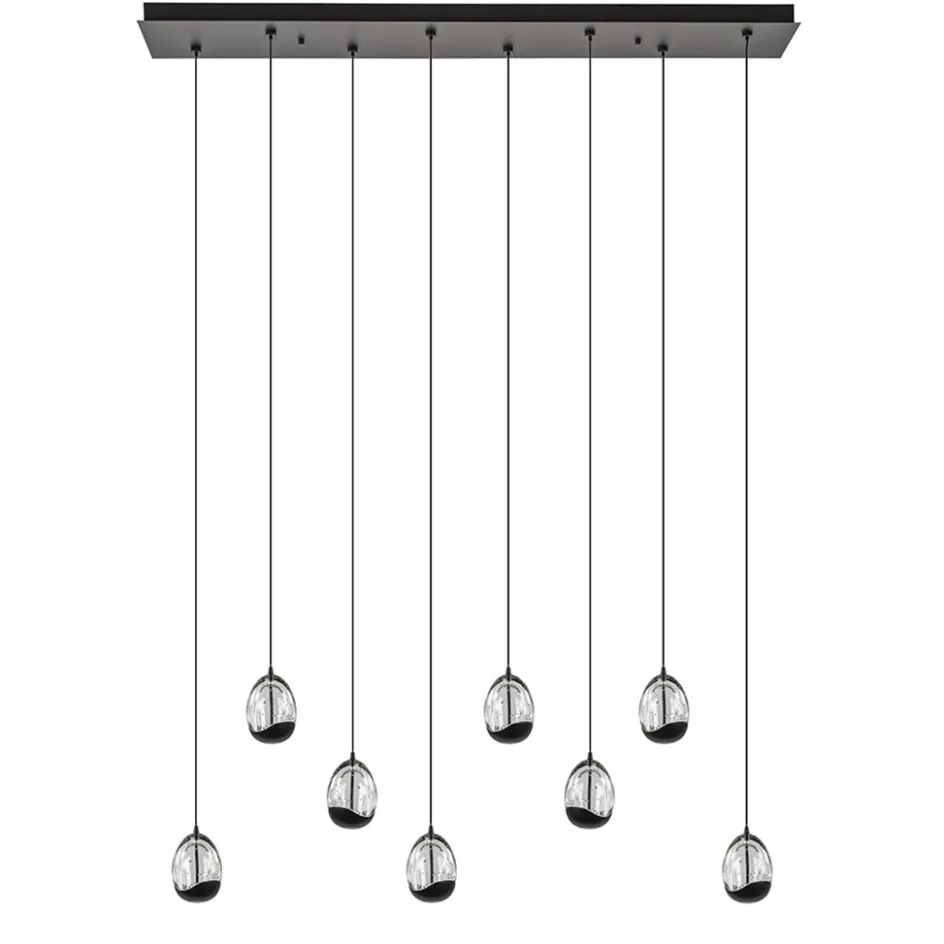 Hanglamp Black Egg 8L zwart/helder>Straluma Sale