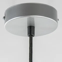 Hanglamp bloem kinderkamer grijs/roze><noscript><img width=