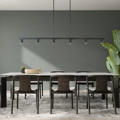 Hanglamp Bounce 6L 160cm zwart><noscript><img width=