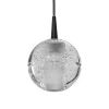 Hanglamp Bubbles 1L zwart/helder dtw>Straluma Clearance