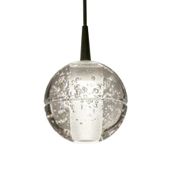 Hanglamp Bubbles 1L zwart/helder dtw>Straluma Clearance