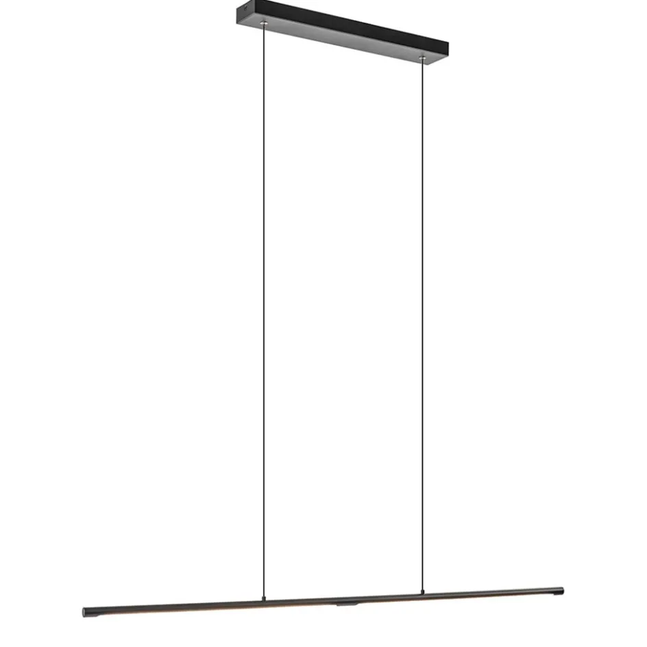 Hanglamp buis 110cm zwart 3-step dim>Straluma Outlet